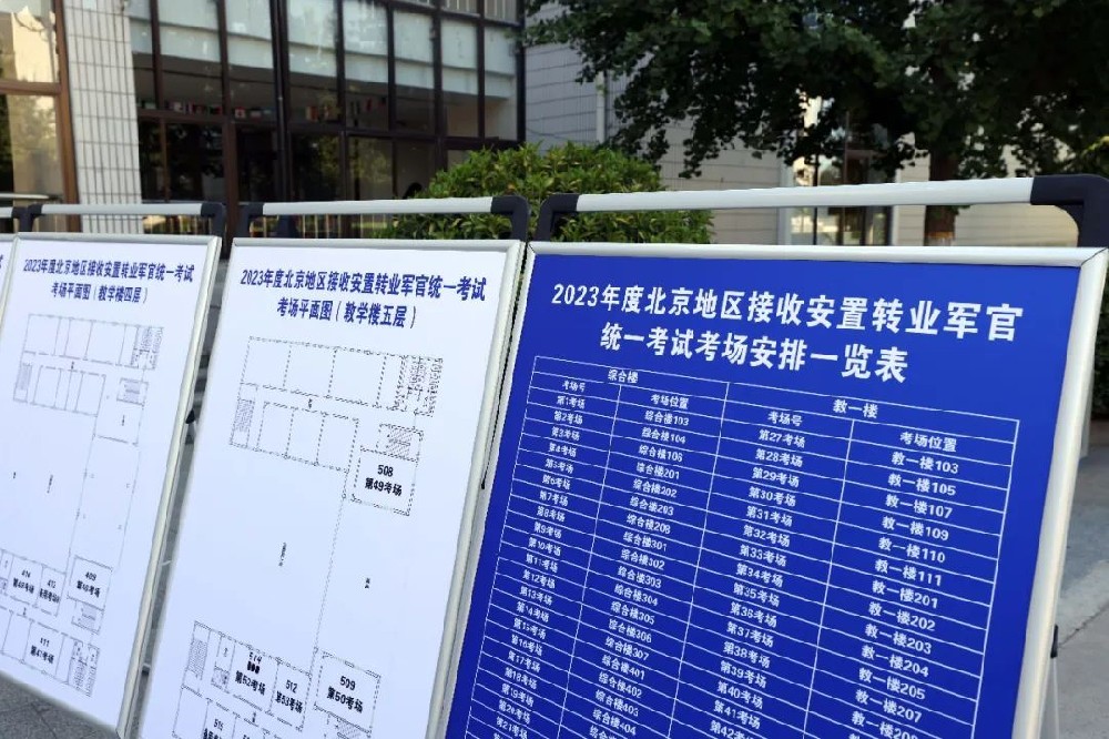 2023年度北京地区接收安置转业军官统一考试圆满举办